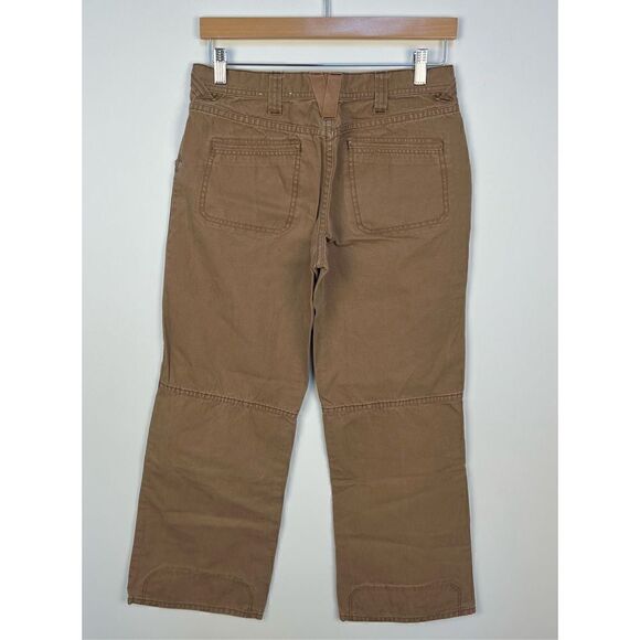 Vintage Patagonia Canvas Work Pants Organic Cotton Utility Wide Leg women’s sz 8 - Picture 2 of 8